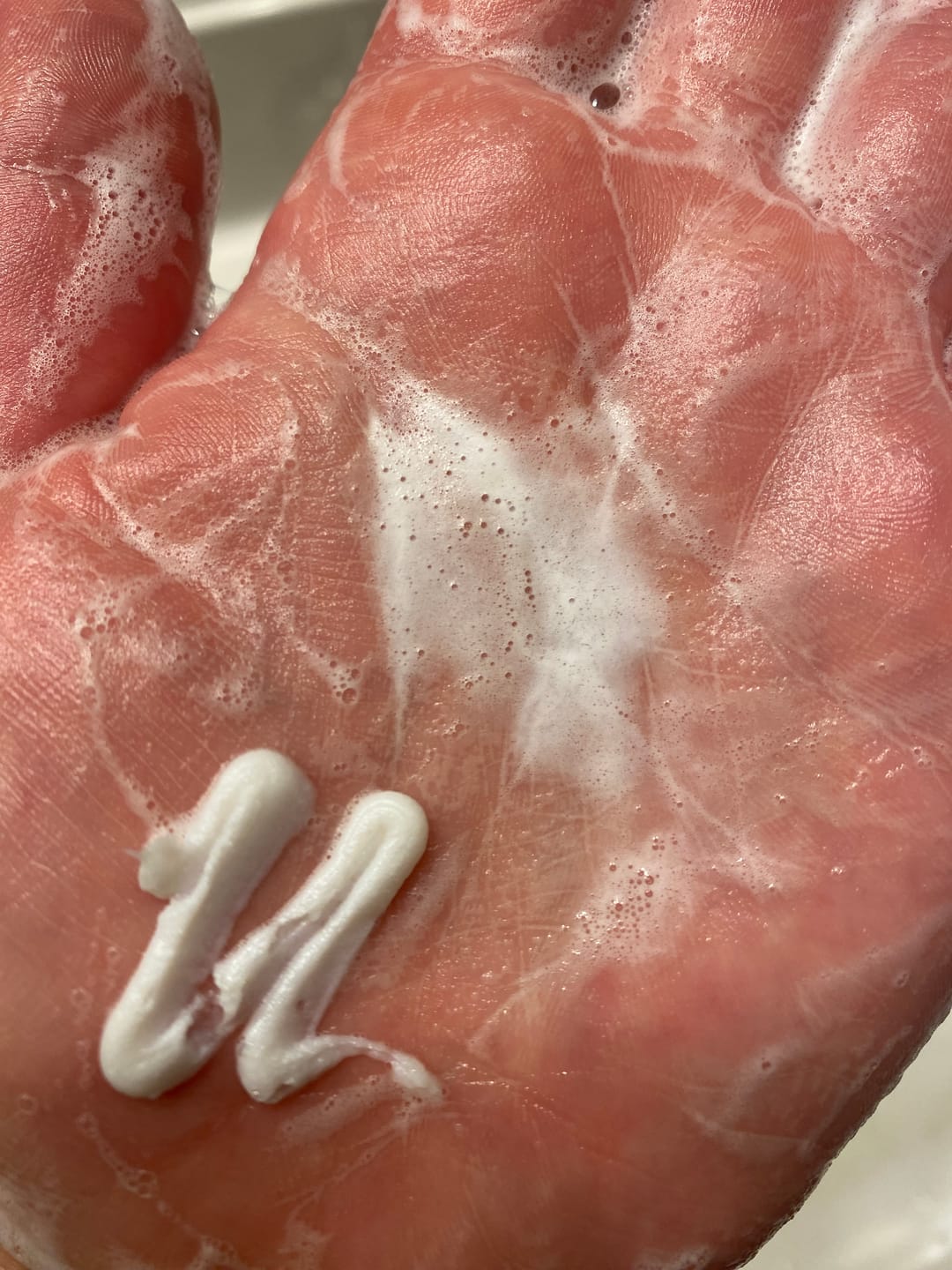 Customer photo review of Mild foam cleanser Heartleaf foam