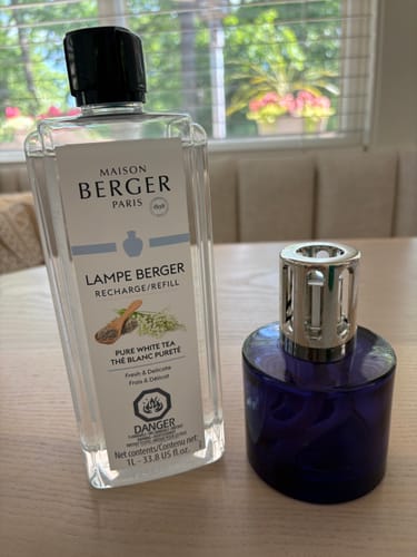Customer photo review of Pure White Tea - Lampe Maison Berger Fragrance - 1 Litre