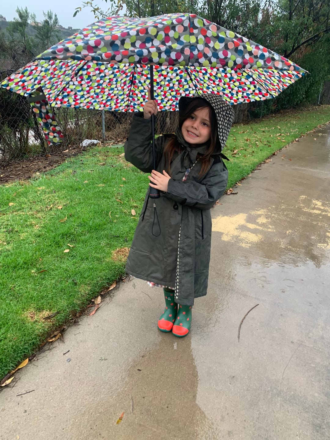Customer photo review of Red Apples Classic Wellington Fair Rubber Natural Waterproof Boots