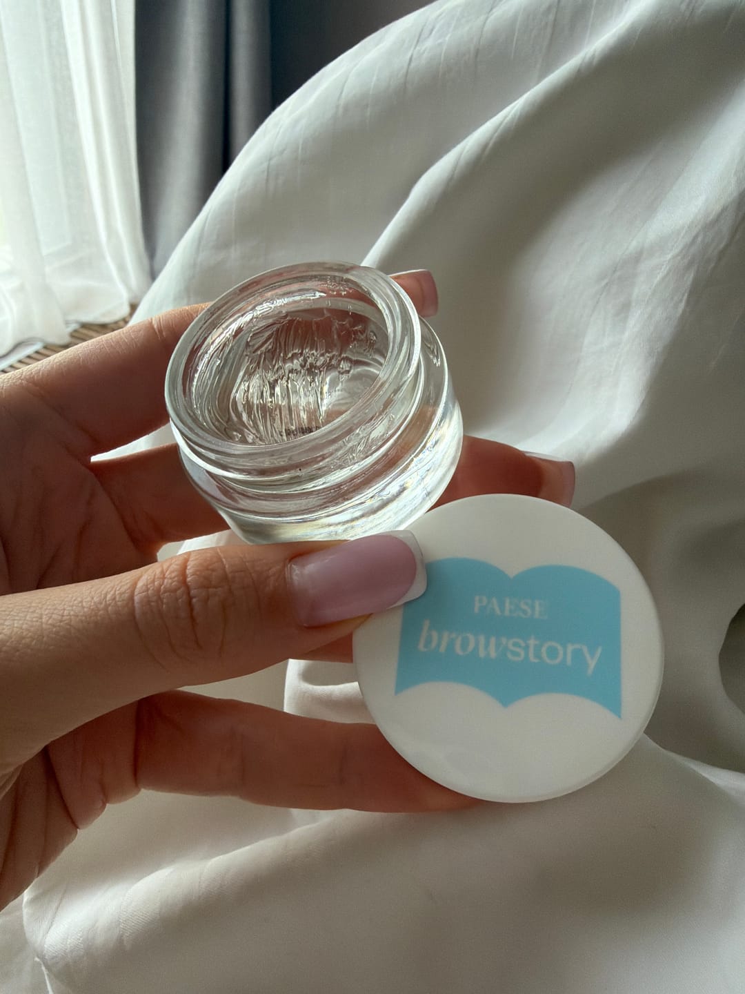 Customer photo review of Ziepes priekš uzacīm Paese Brow Styling Soap Browstory