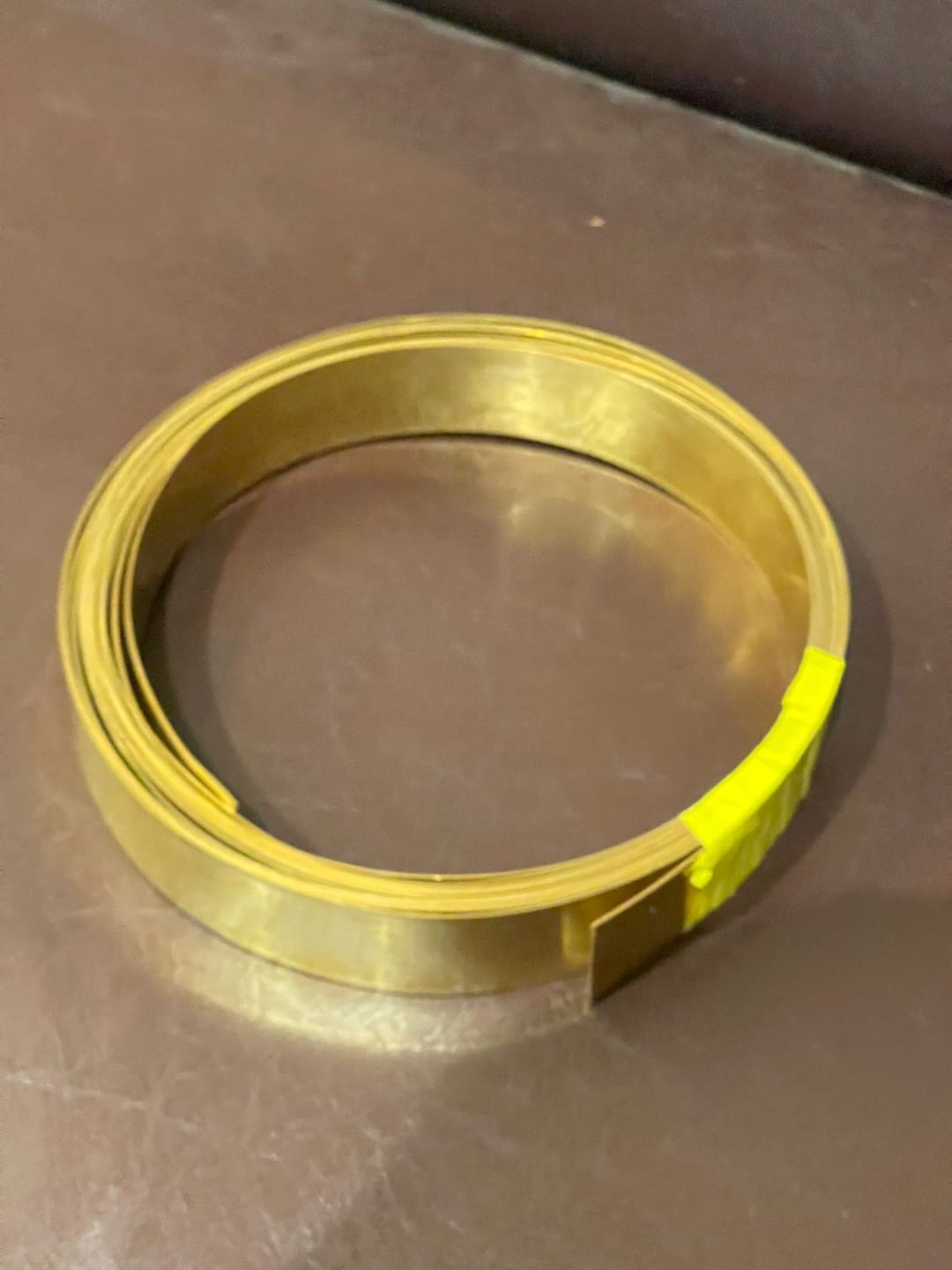 Customer photo review of Pure Brass Metal Strip – Vastu Remedy for South-West Cut & Earth Element Stability | Ideal for Floors, Walls & Structural Defects | 0.5 & 1 mm Thickness | 8-100 Ft Lengths
