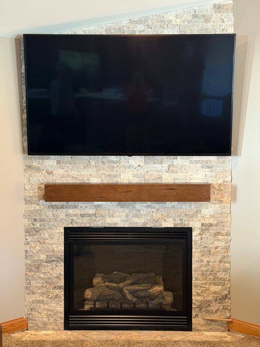 Customer photo review of Distressed Mantels