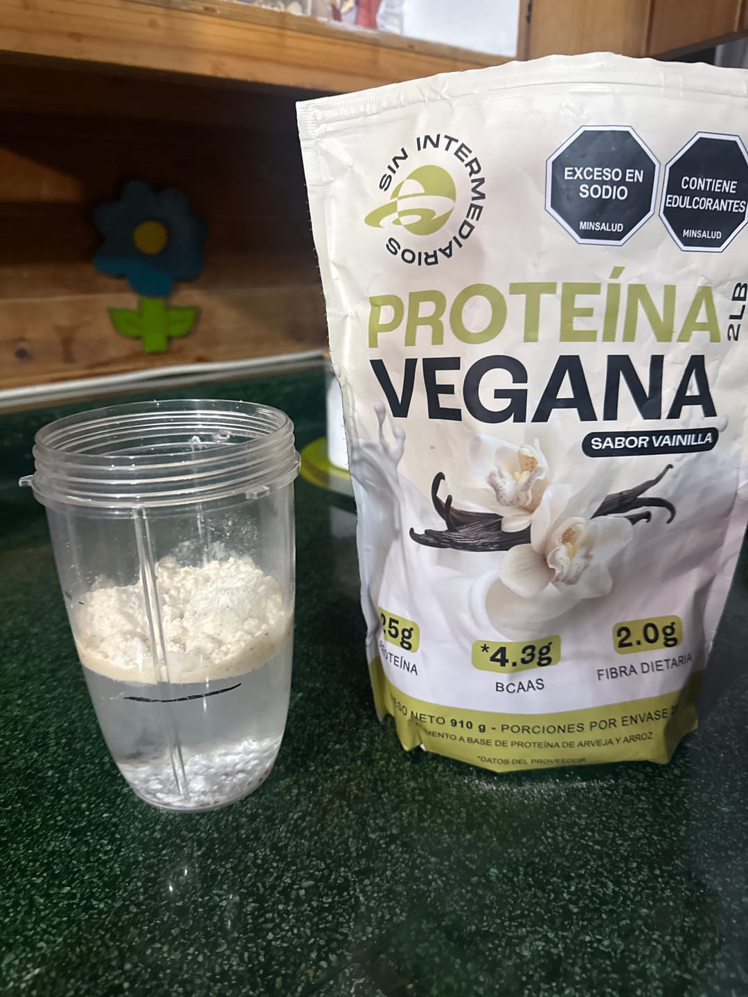Customer photo review of Proteína Vegan - Vainilla