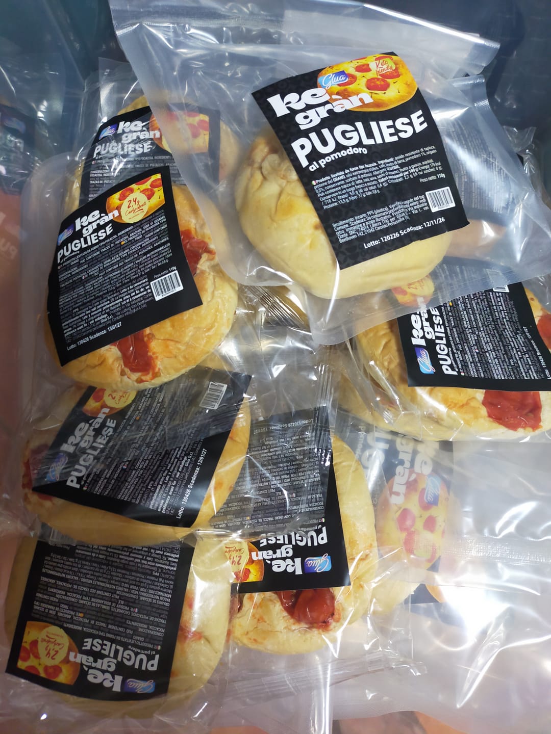Customer photo review of Focaccia Kegràn Pugliese al pomodoro