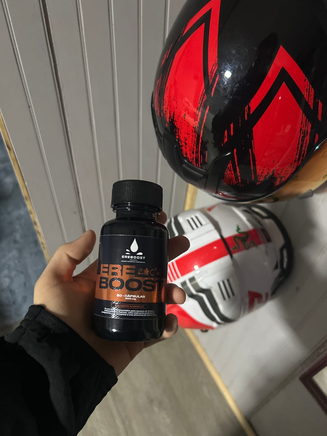 Customer photo review of EREBOOST | 60 Cápsulas