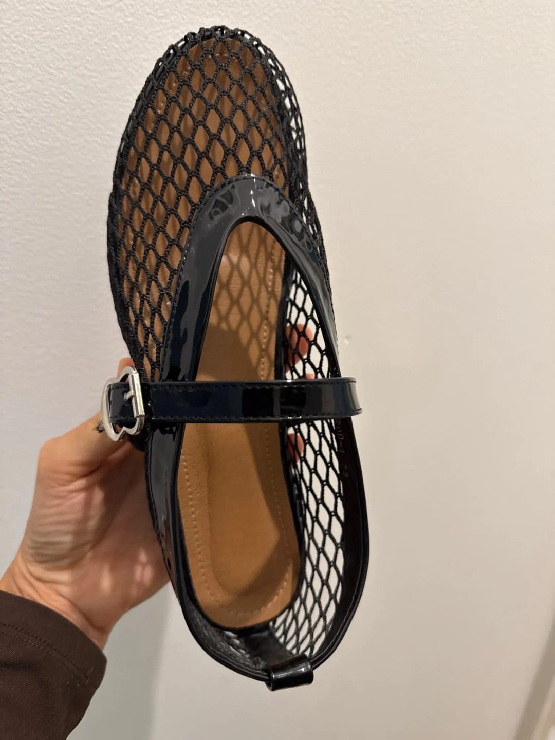 Customer photo review of Hadley Mesh Ballet Flats