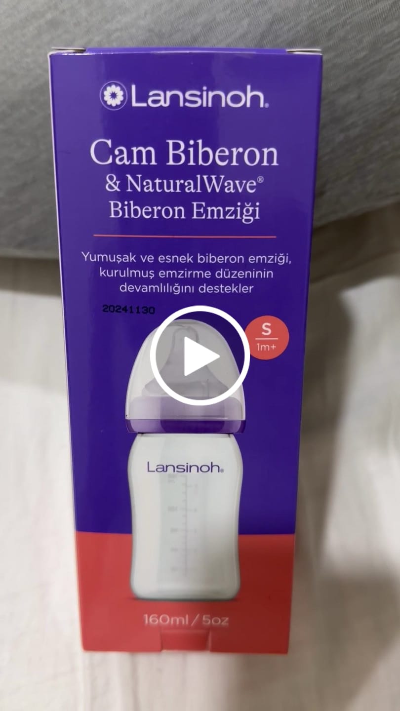 Customer video review of Lansinoh Glass Baby Bottle (160 ml)