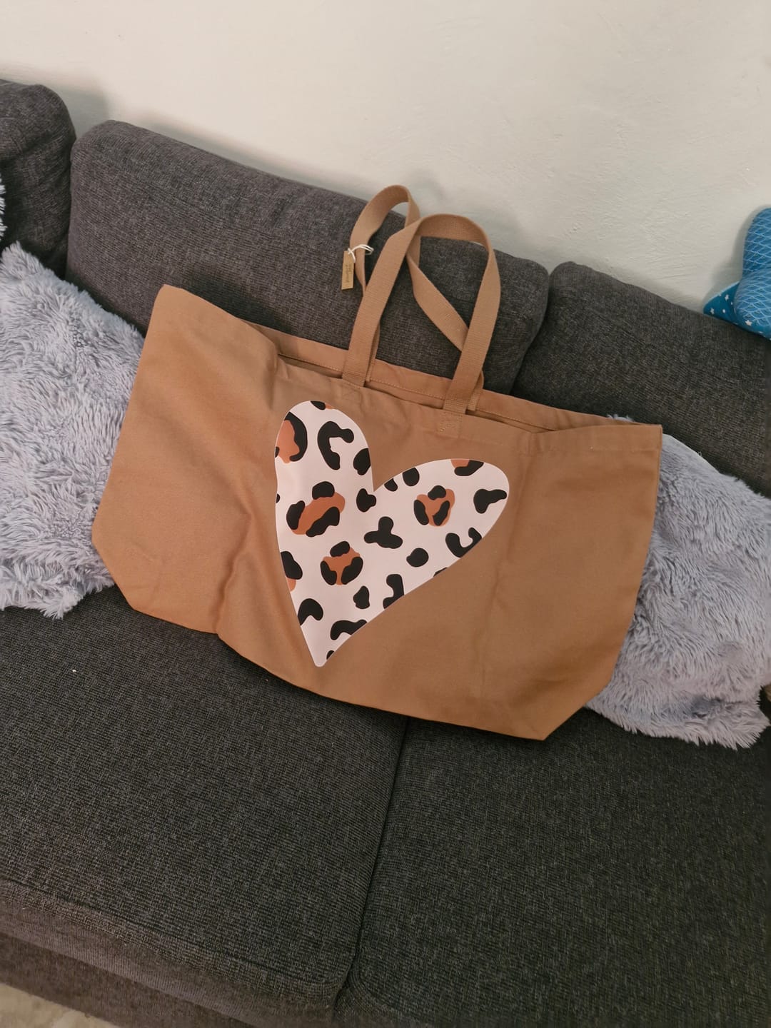 Customer photo review of Cabas XXL - Coeur Léo