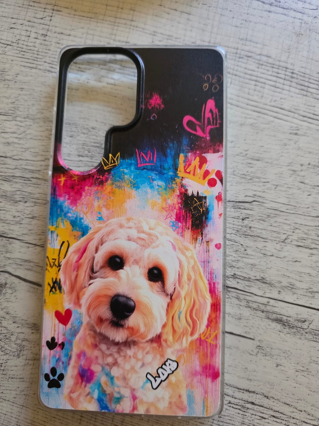 Customer photo review of Personalisierte Handyhülle - Graffiti