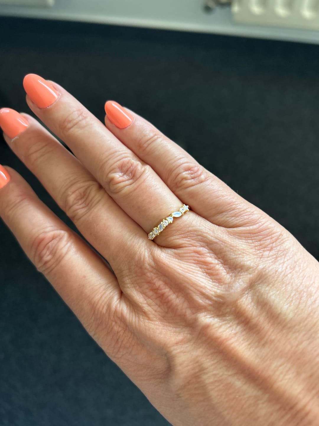 Customer photo review of Rosenquarz Ring - Natursteine
