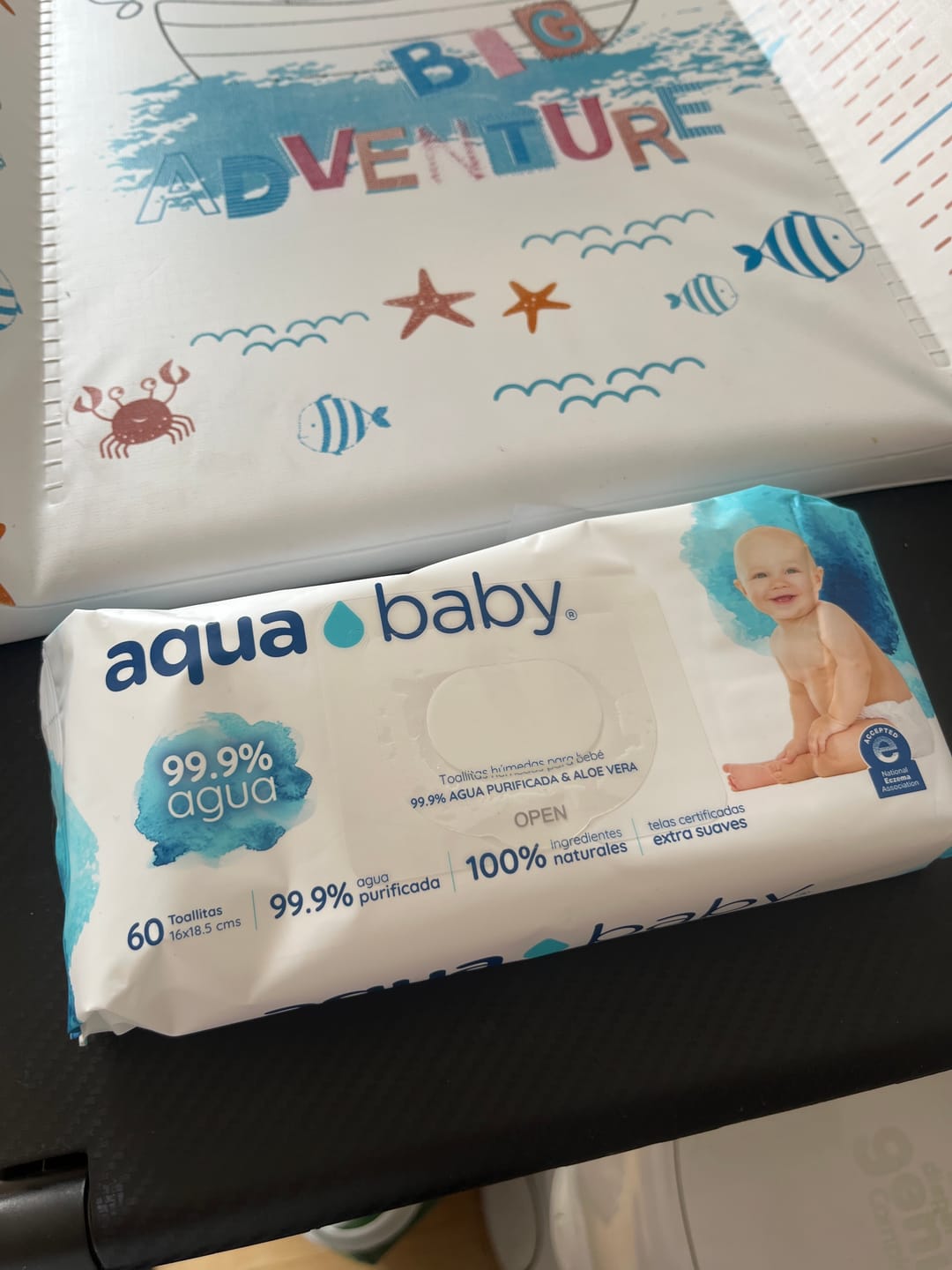 Customer photo review of Aqua Baby 24 Bolsas de 60 Toallitas Húmedas