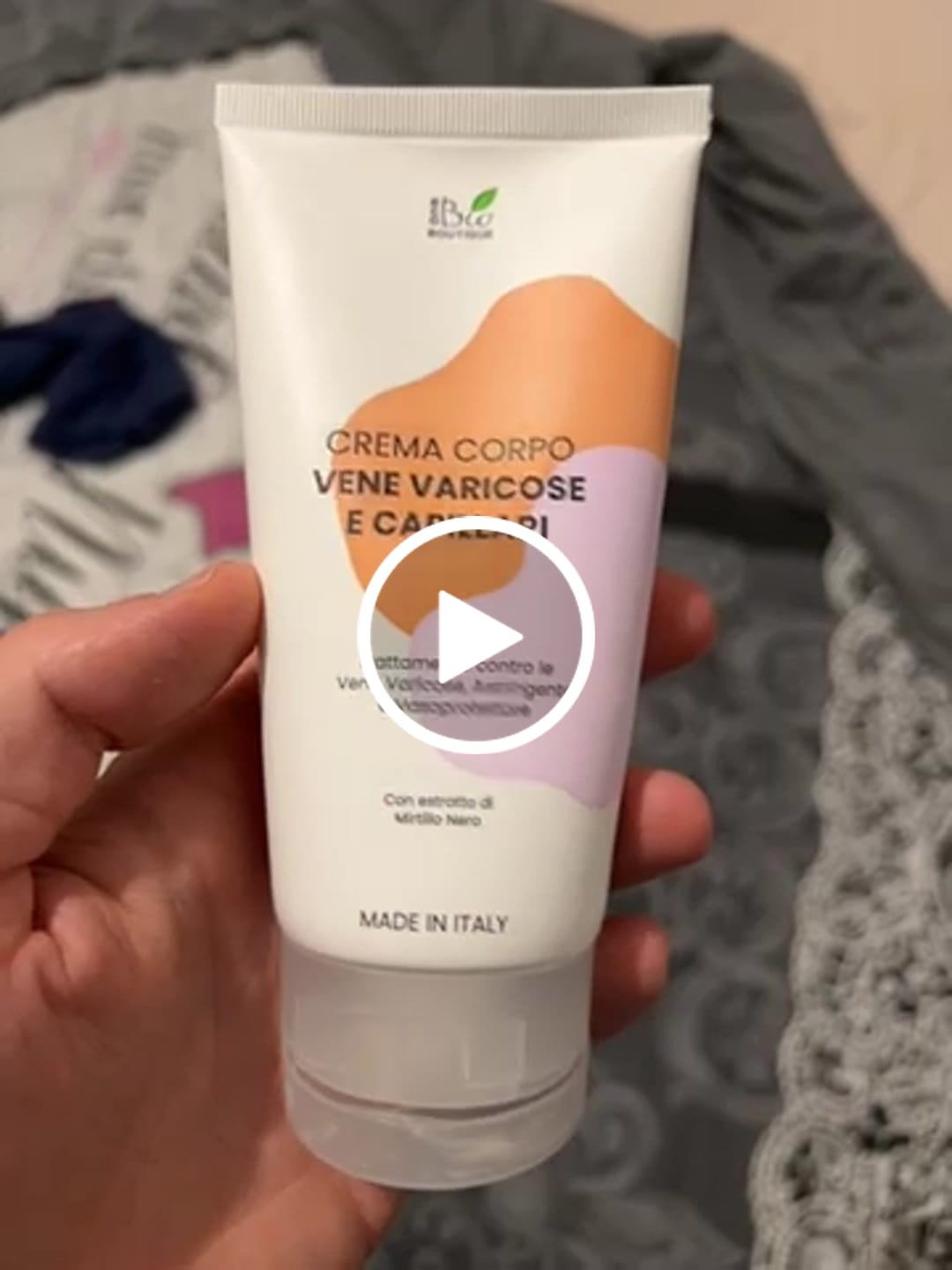 Customer video review of Crema Vene Varicose e Capillari