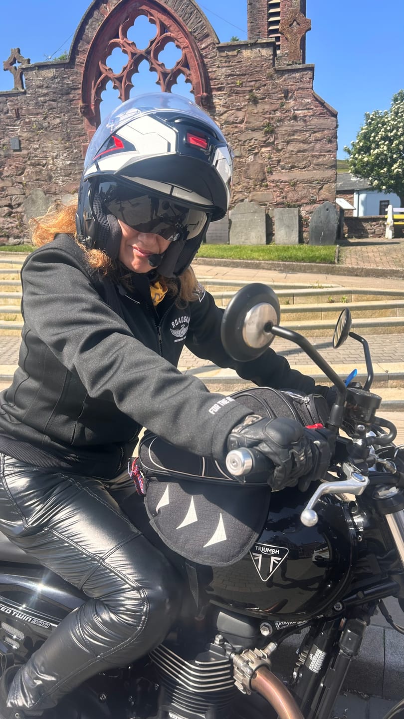 Customer photo review of RHEON™ Motorcycle Hip/Shoulder Armour (Pair)