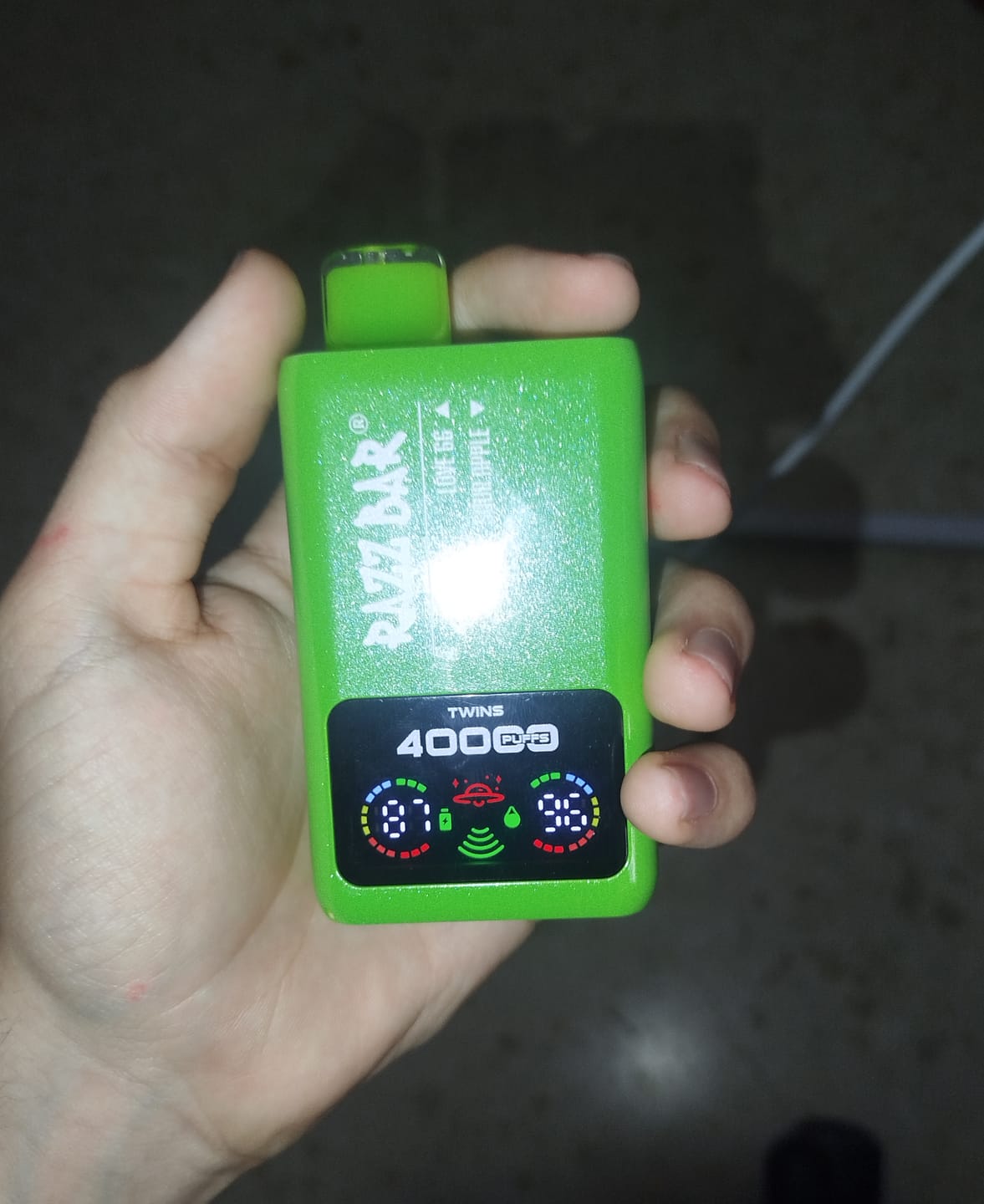 Customer photo review of Razz Bar 40000 Puffs X2 | 20 Sabores 2 en 1