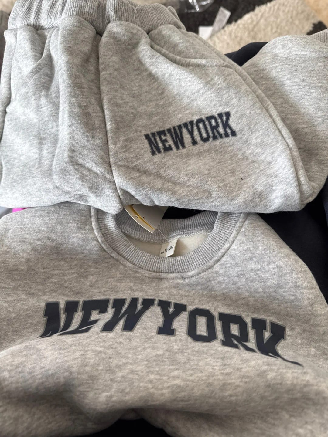 Customer photo review of New York Print Jogger Set
