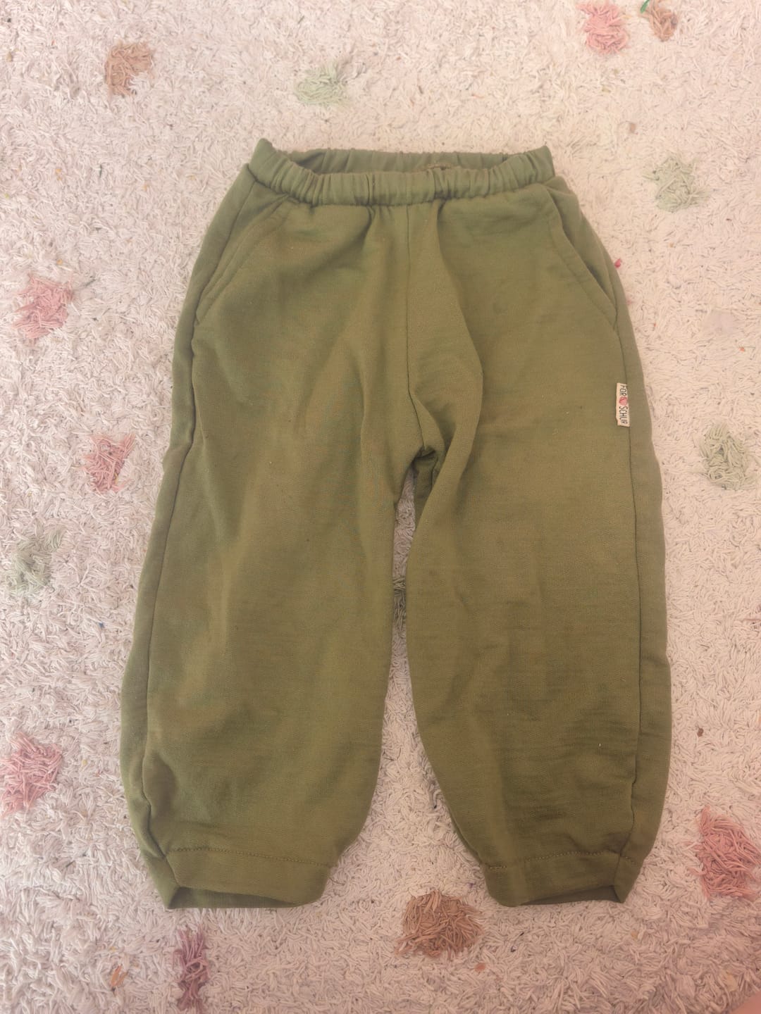 Customer photo review of Every Day Merino Barrel Leg Kinder Mitwachshose