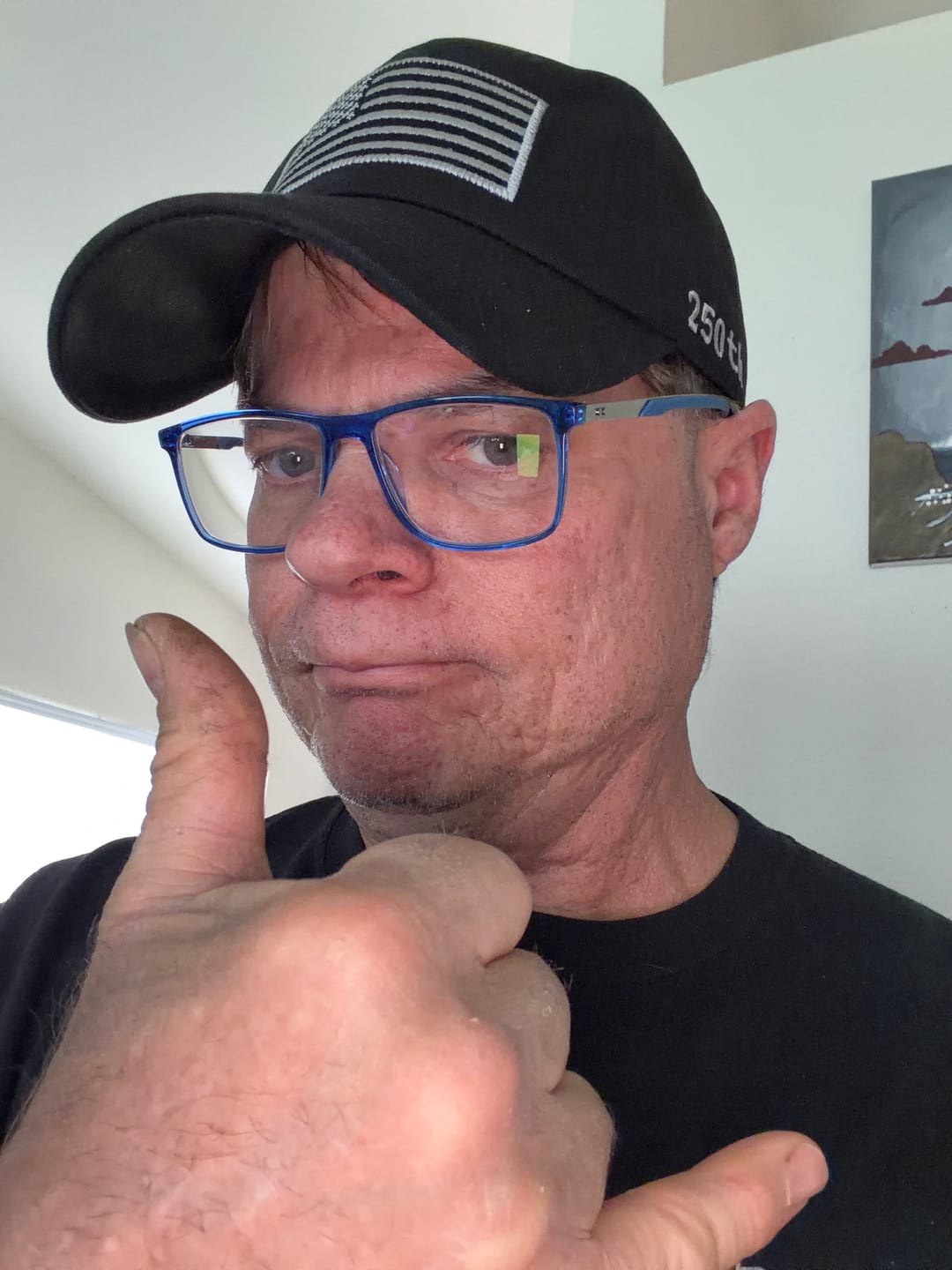 Customer photo review of America 250th Anniversary Hat – American Flag Baseball Cap 1776 - 2026 (Exclusive)