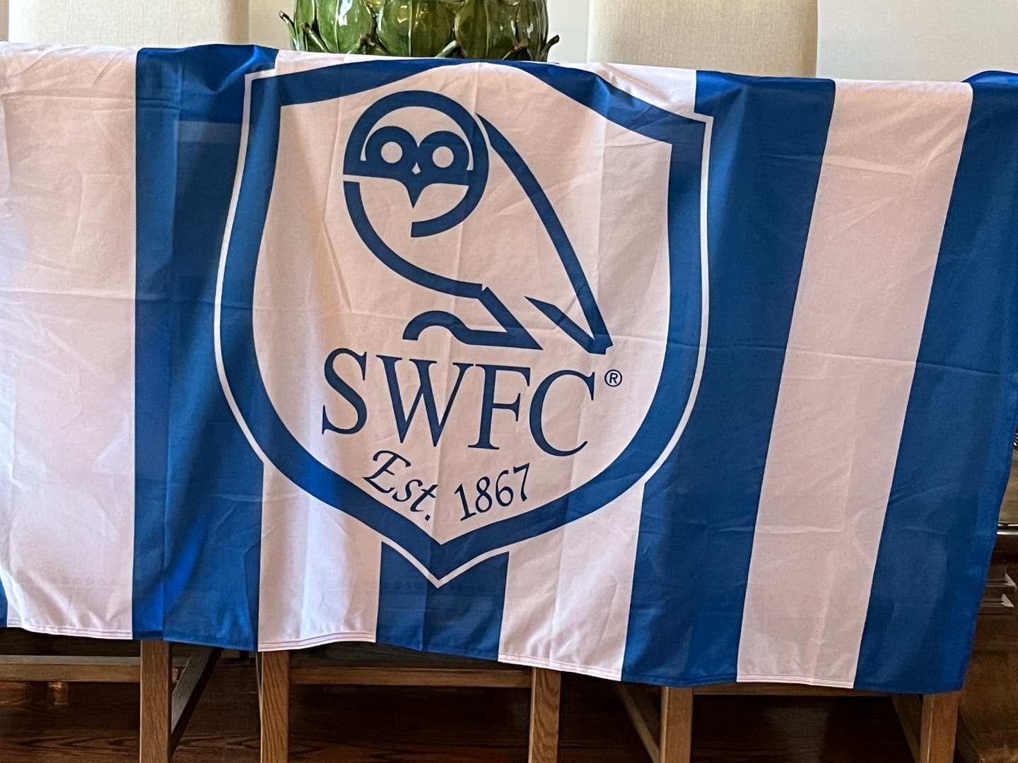Customer photo review of Sheffield Wednesday Football Club Flag