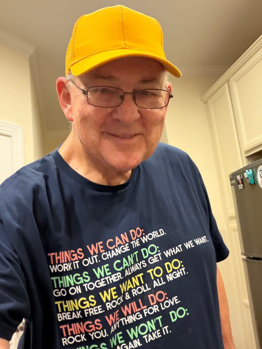 Customer photo review of Things We Did T-Shirt