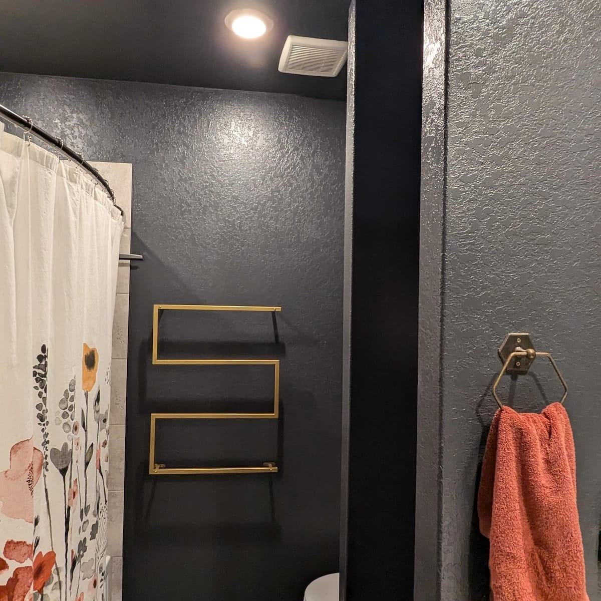 Customer photo review of Wall Mounted Towel Holder for Bathroom