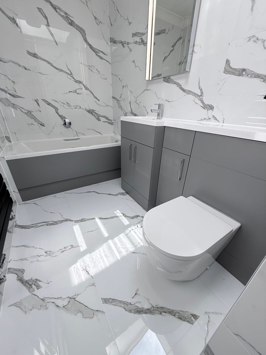 Customer photo review of Gopoxy Poly Grout (White)