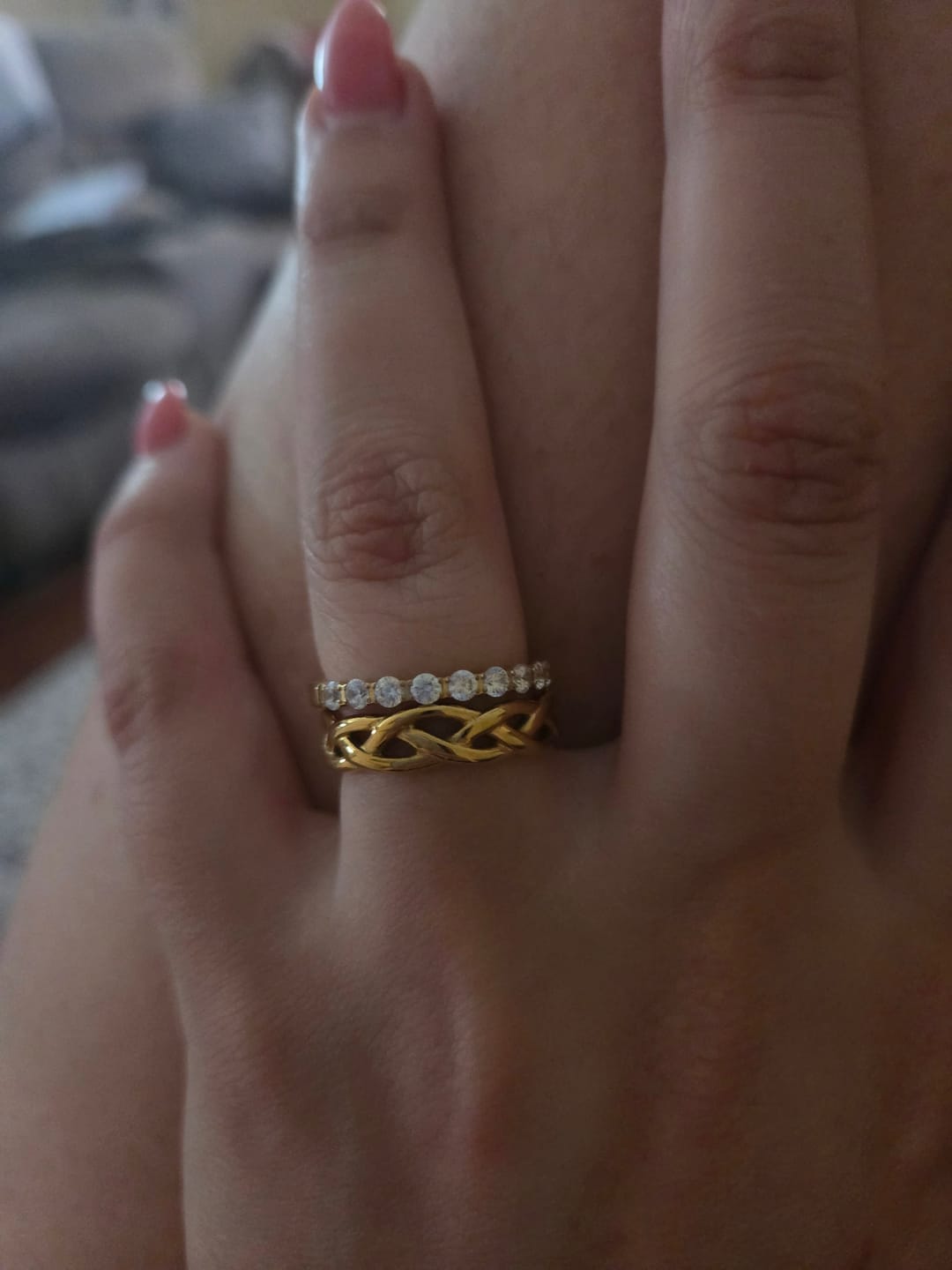 Customer photo review of Celestial Glow Ring