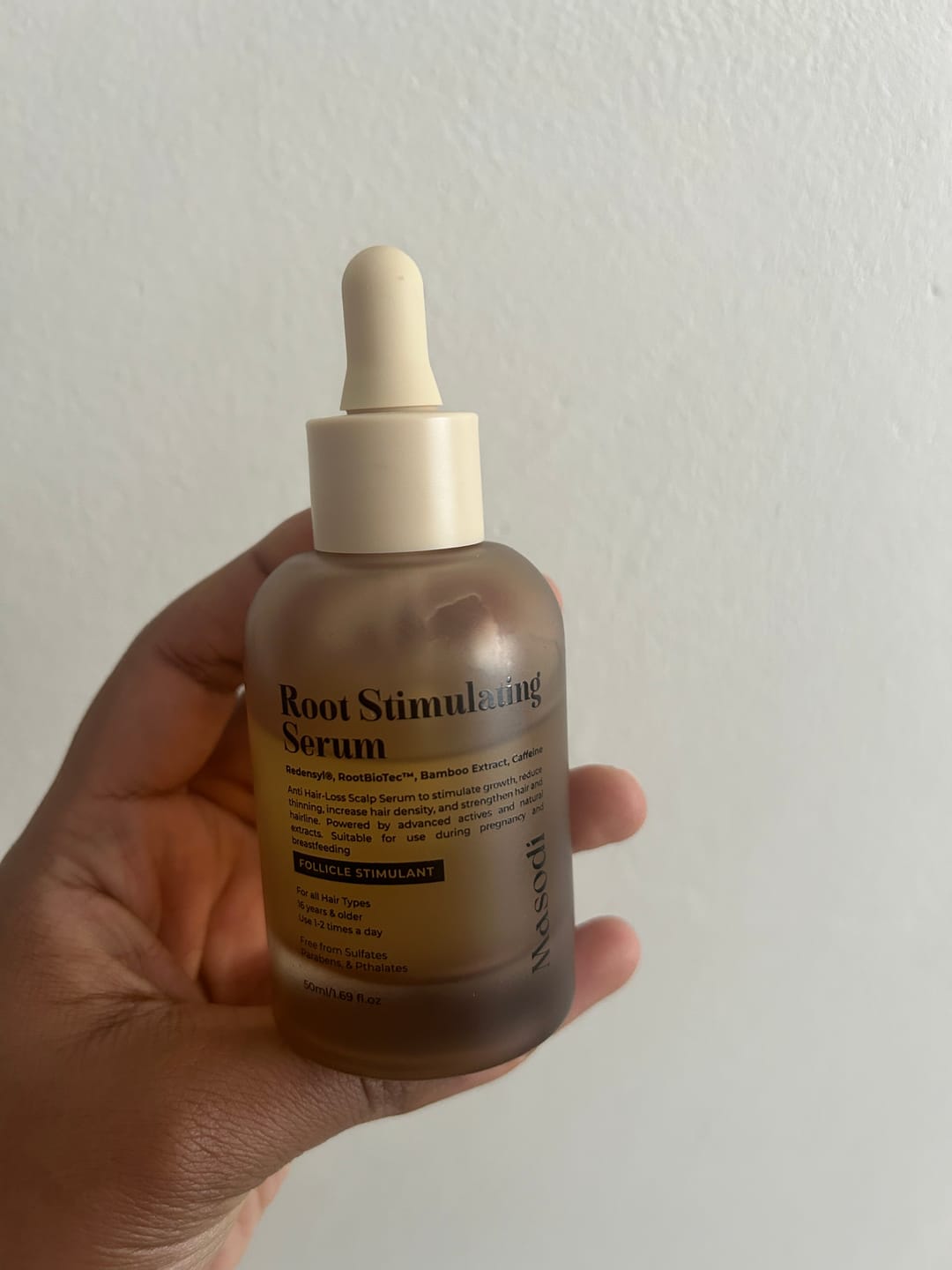 Customer photo review of Root Stimulating Serum 50ml