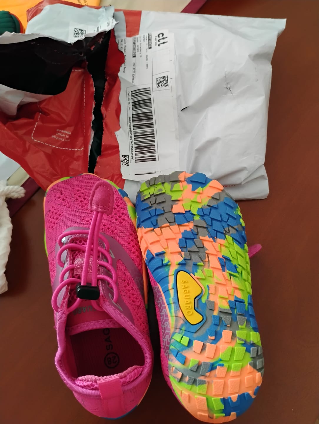 Customer photo review of Niños Smart Ⅰ - Zapatos Barefoot