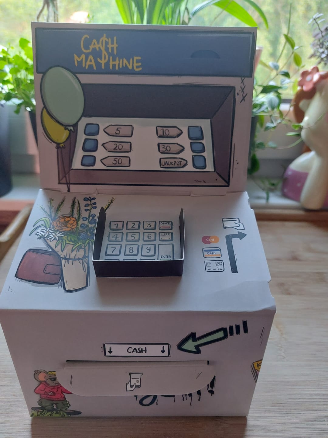 Customer photo review of Geld-O-Mat City – DIY-Geldautomat als originelle Geschenkbox