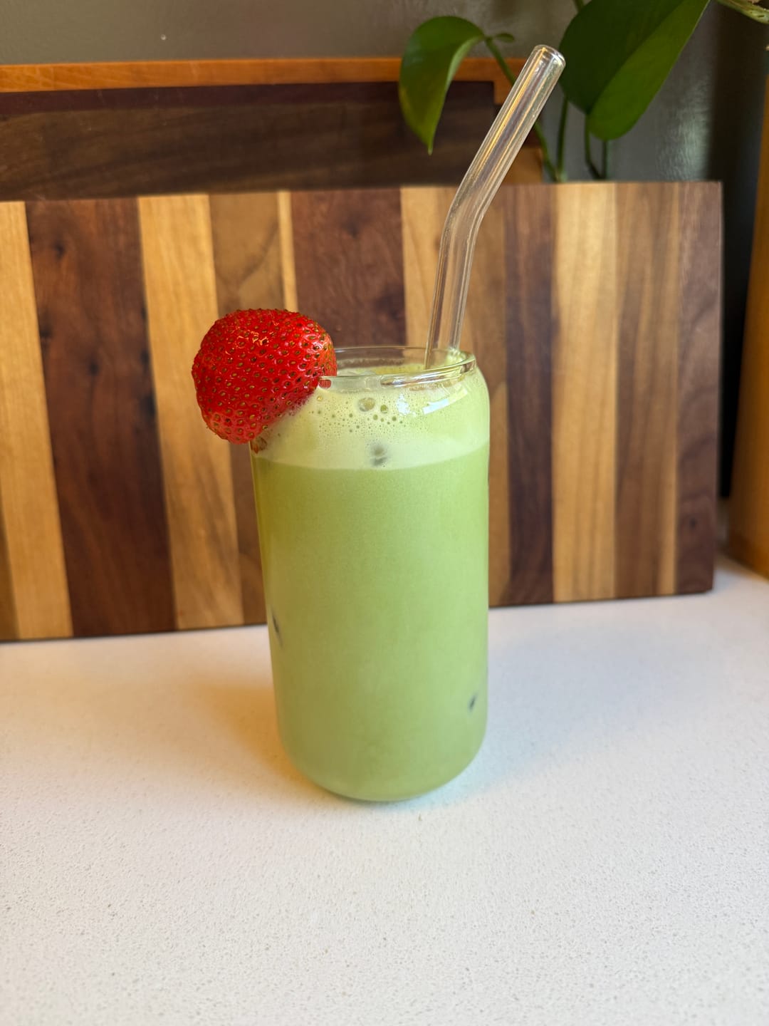 Customer photo review of Strawberry Matcha - Vegan