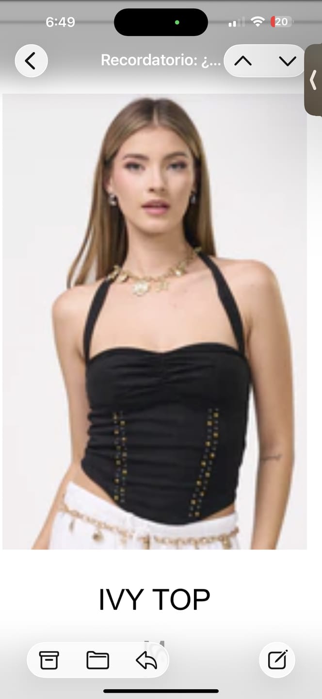Customer photo review of IVY TOP