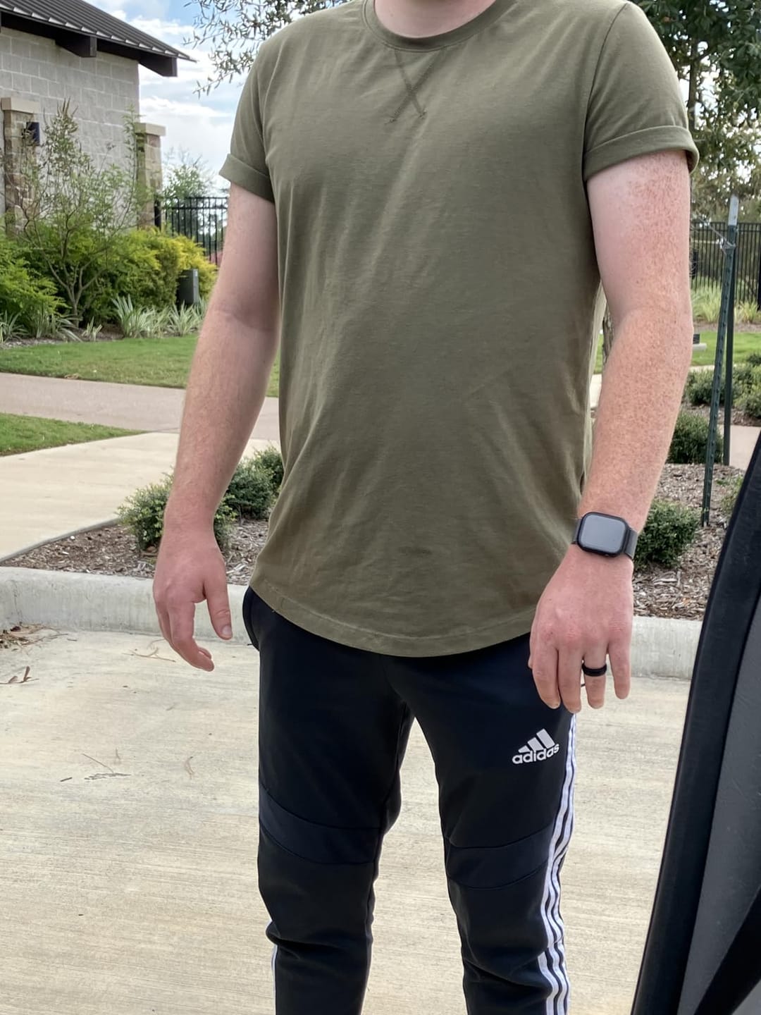 Customer photo review of S-4XL Men's Three-Piece Hip-Hop Style Long Pullover T-Shirt