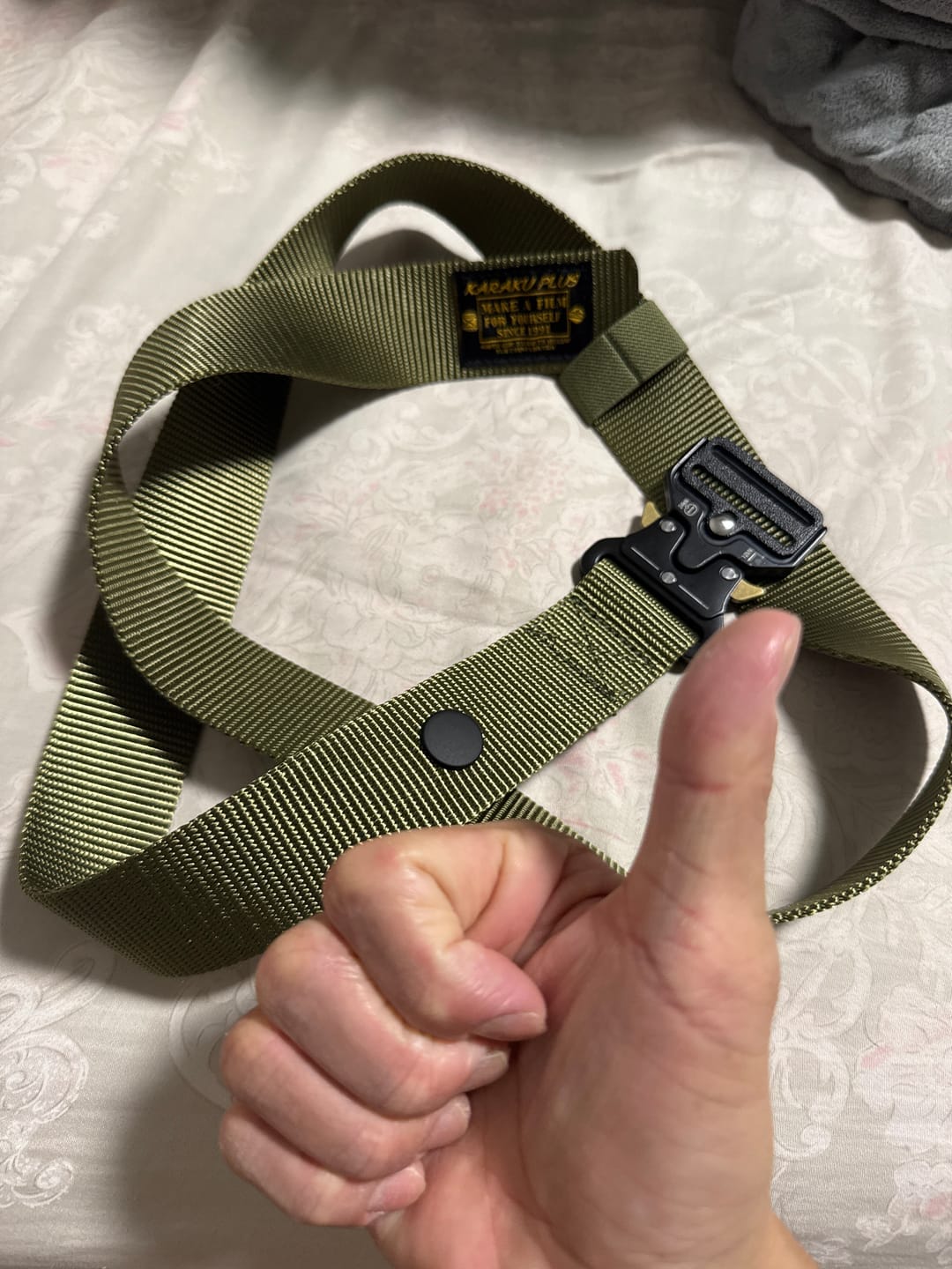 Customer photo review of コブラバックルベルト