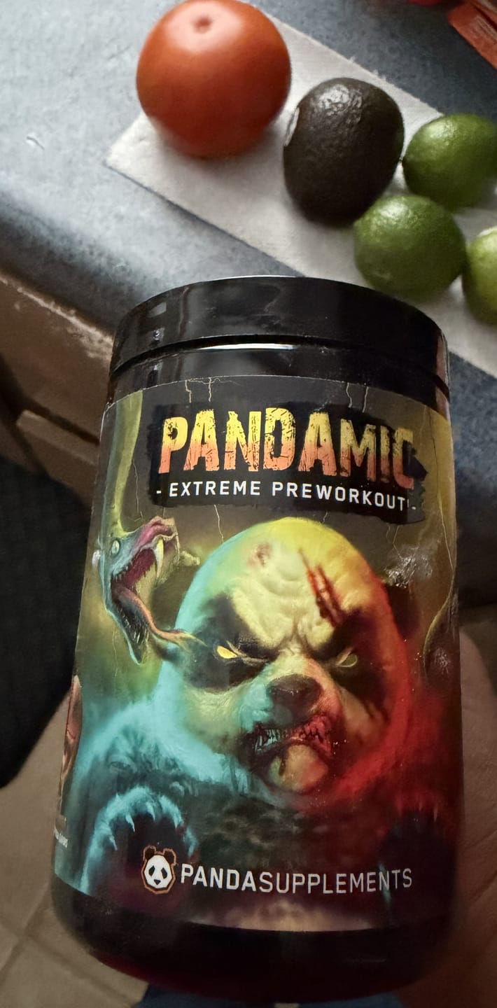 Customer photo review of PANDAMIC PRE-WORKOUT