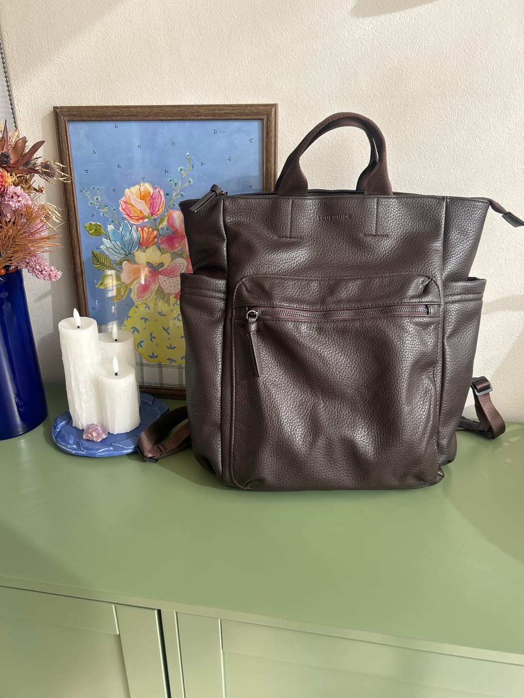 Customer photo review of Bronx Backpack - Chocolate