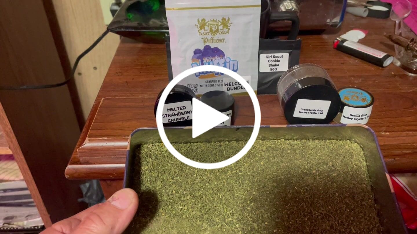 Customer video review of Legendary Honey Crystal Gorilla Glue 3.5G (BOGO)