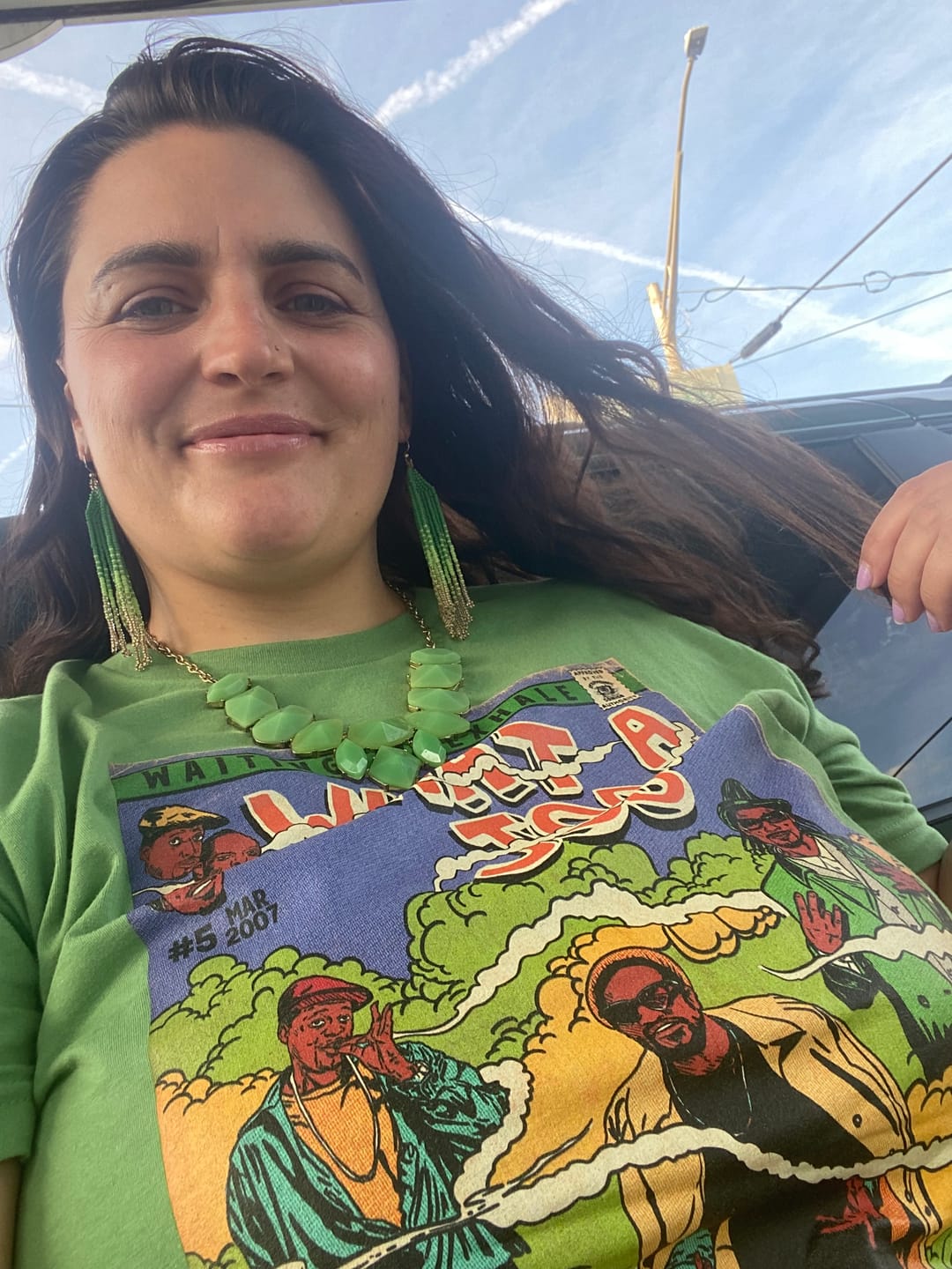Customer photo review of What A Job - Unisex Jersey Short Sleeve Tee