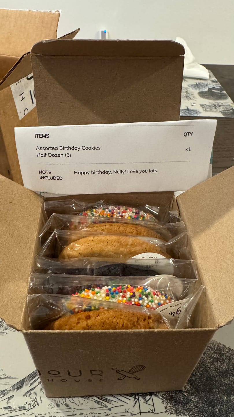 Customer photo review of Assorted Birthday Cookies