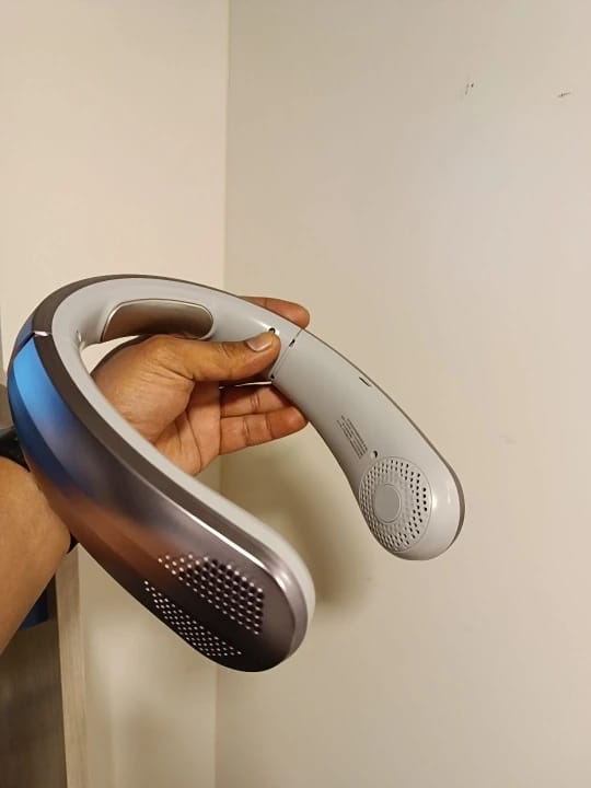 Customer photo review of Ventilateur de Cou Portable – Mini Refroidisseur USB Mobile