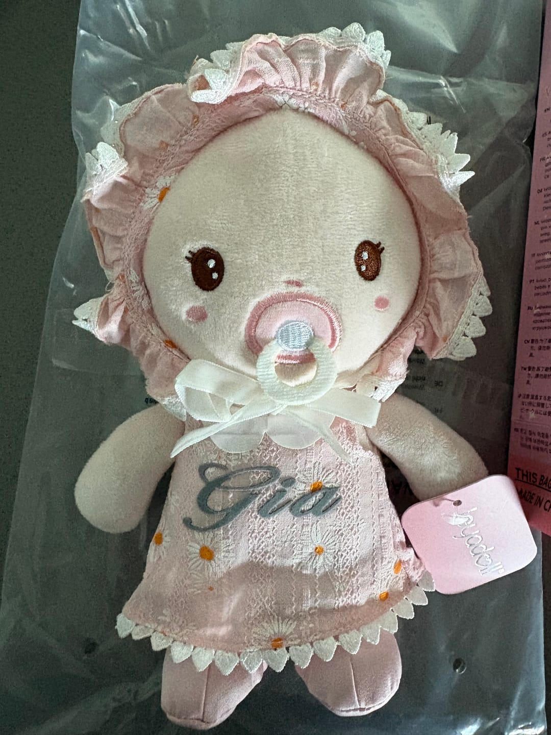 Customer photo review of Personalized Daisy Baby Girl