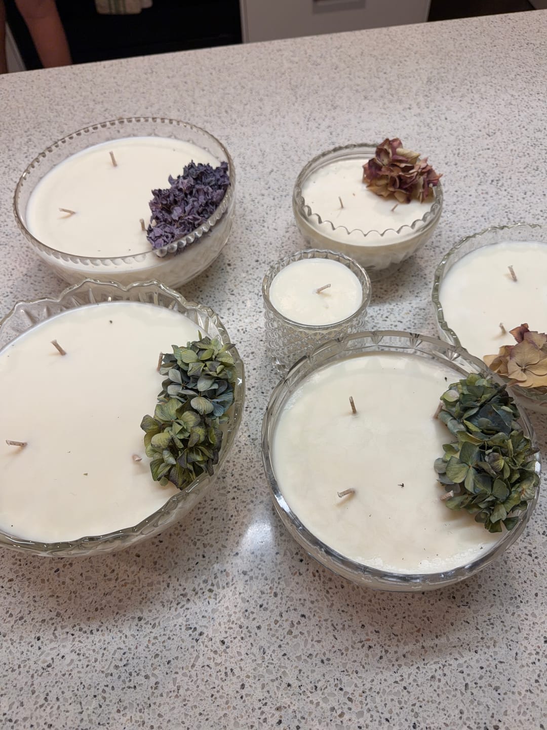 Customer photo review of Soy Candle Pop in Refill -  Medium Geo