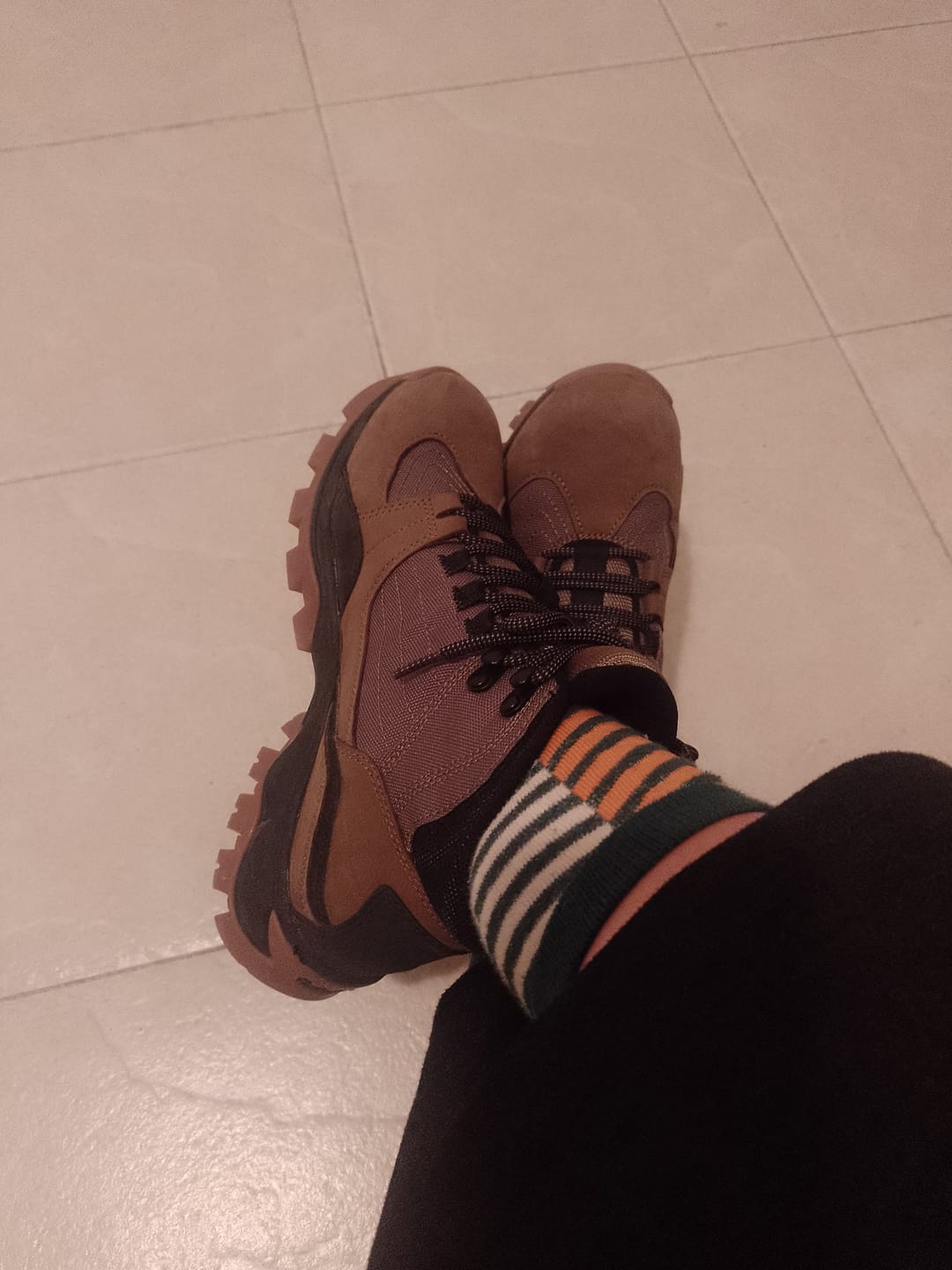Customer photo review of Botas Timberland Mt. Maddsen Mid Lace Oliva Marrón
