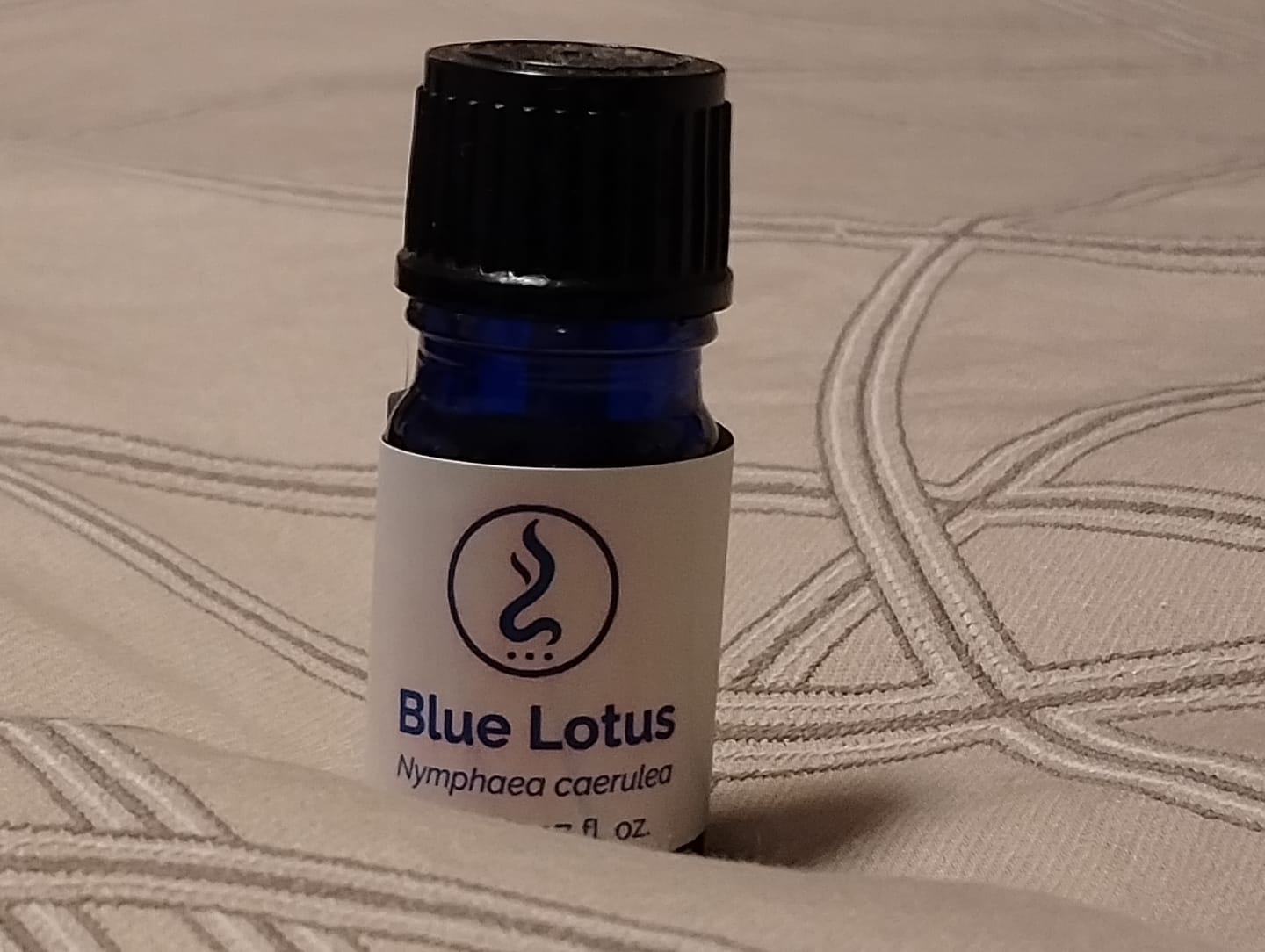 Customer photo review of True Egyptian Blue Lotus Oil 5 mL | Cold-Pressed