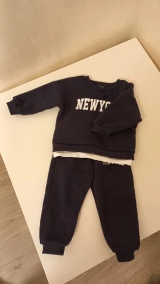 Customer photo review of New York Print Jogger Set