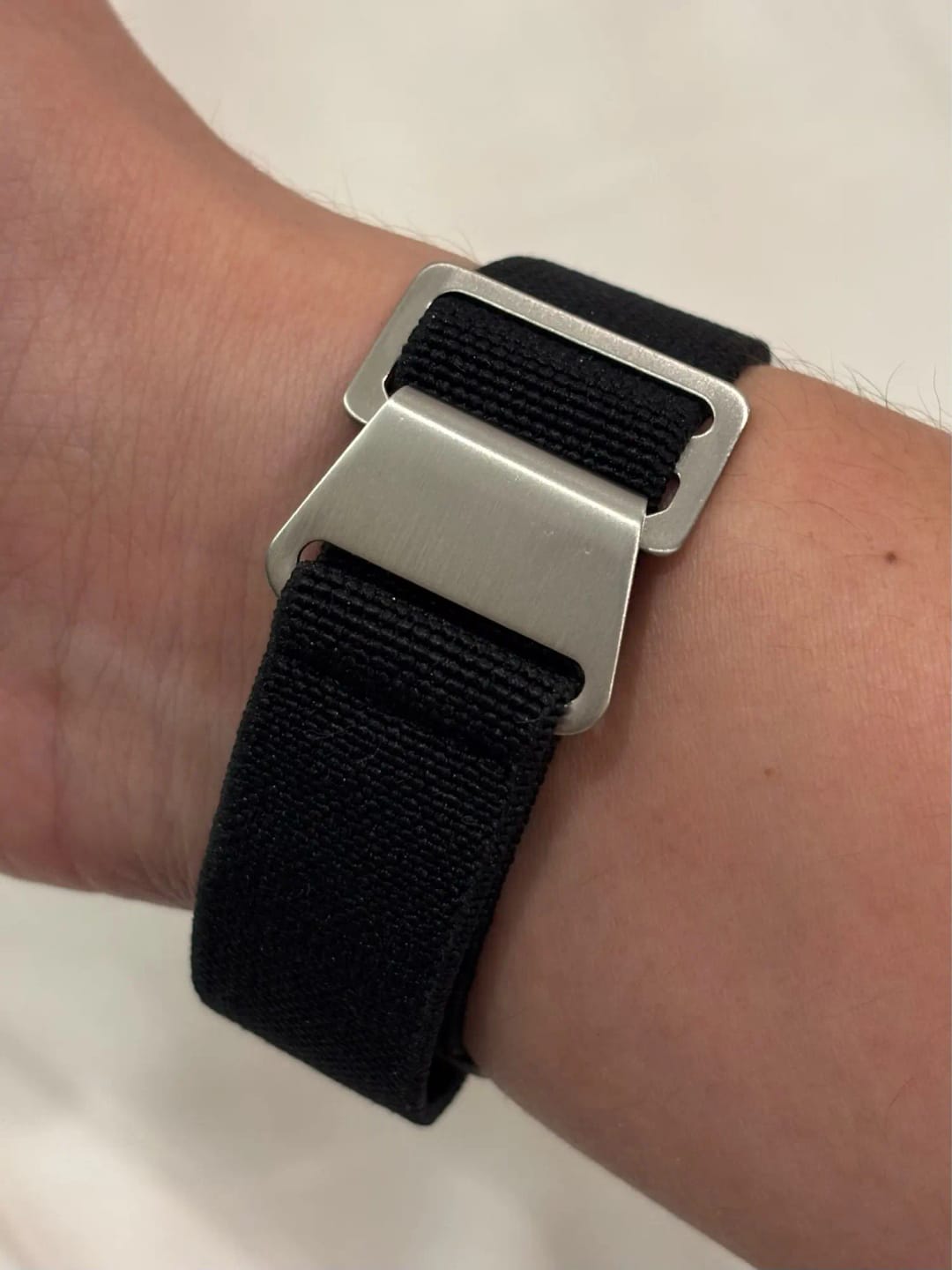 Customer photo review of Amazfit Watch Bands Nylon One Size Fits All Universal Strap