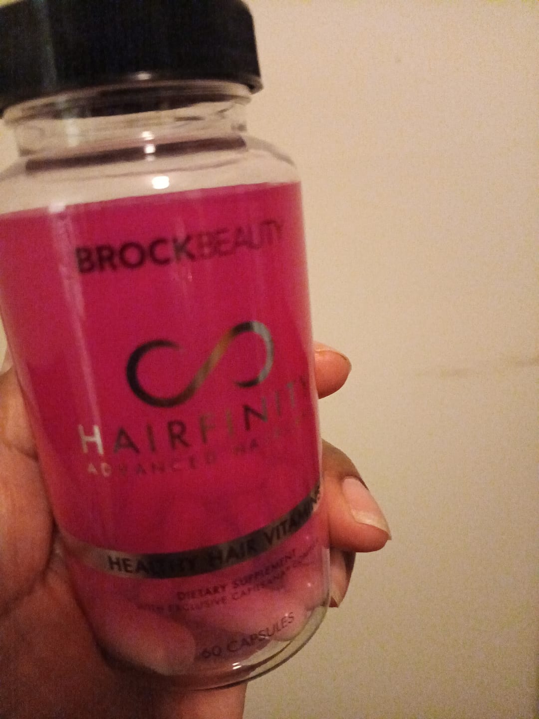 Customer photo review of Healthy Hair Vitamins