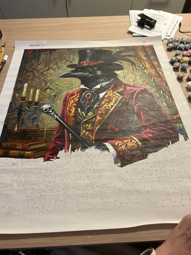 Customer photo review of Steampunk Raven Gentleman (80 Colors)