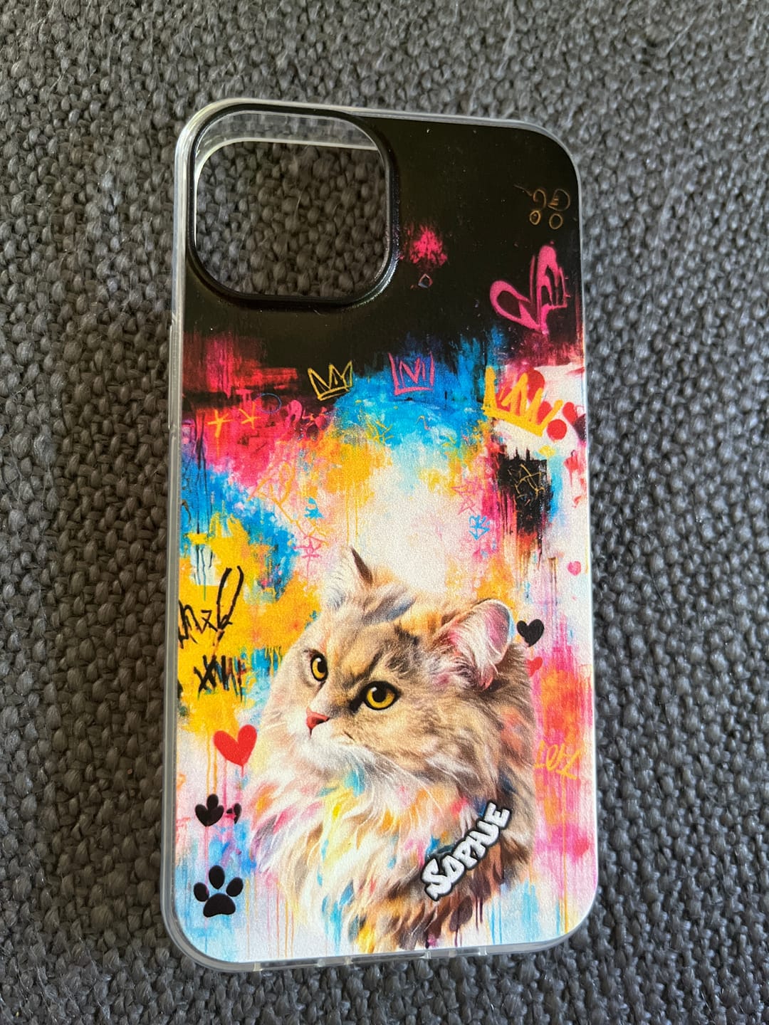 Customer photo review of Personalisierte Handyhülle - Graffiti