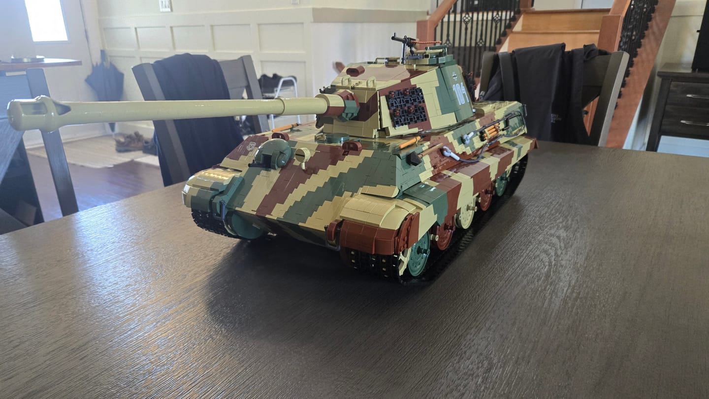 Customer photo review of COBI Tiger II Königstiger 1:12 Scale Tank : Set #2808