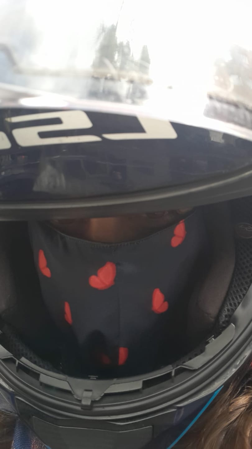 Customer photo review of Face Cover